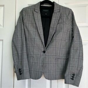 Banana Republic Classic Plaid Blazer | 8